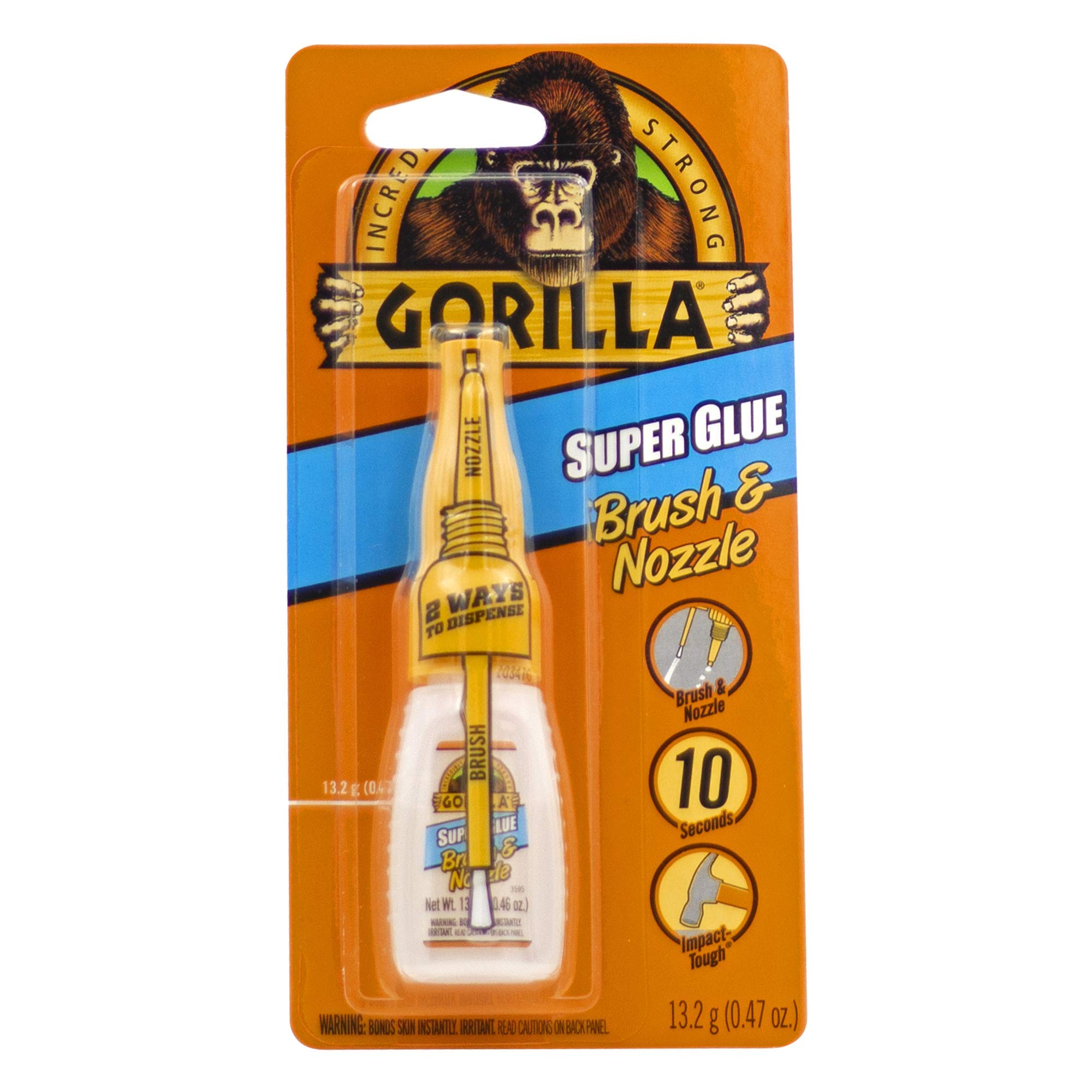 Amazon.com: Gorilla Super Glue with Brush & Nozzle